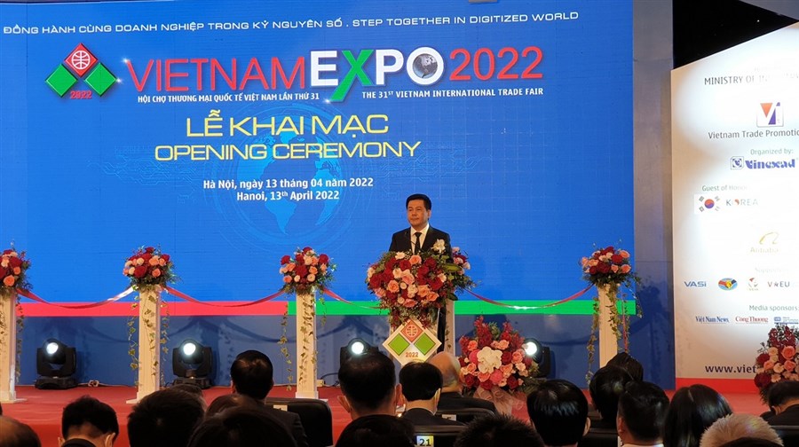 Khai mạc Hội chợ thương mại quốc tế Việt Nam lần thứ 31 - VIETNAM EXPO 2022