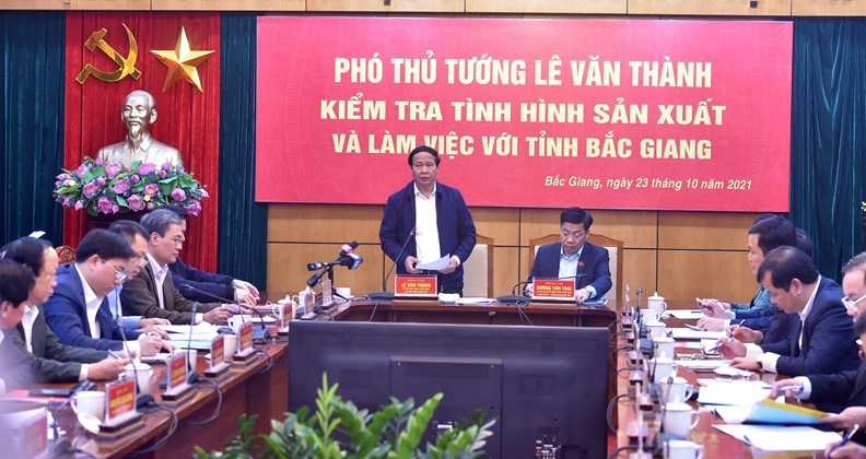 Bắc Giang đảm bảo thực hiện lưu thông hàng hoá, phục hồi sản xuất tại các khu công nghiệp