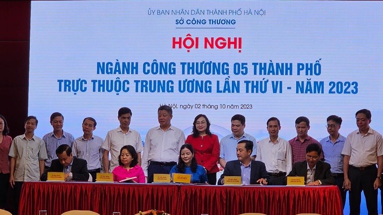 Khai mạc Hội nghị ngành Công Thương 5 thành phố trực thuộc Trung ương lần thứ VI năm 2023