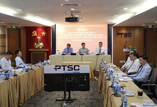 PTSC tổ chức Hội nghị Ban Chấp hành Đảng bộ lần thứ 15