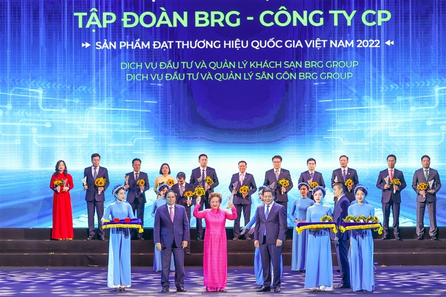 Nhiều thương hiệu thuộc Tập đoàn BRG được vinh danh “Thương hiệu quốc gia Việt Nam năm 2022”