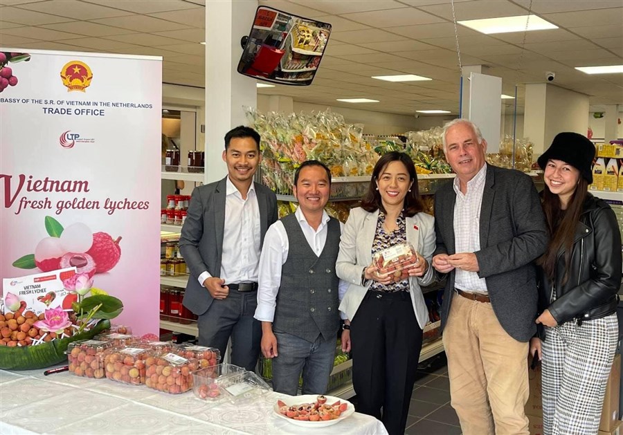 Quảng bá quả vải tươi Việt Nam tại Hà Lan
