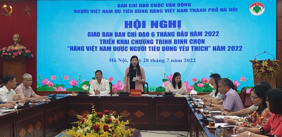 Hà Nội khởi động chương trình bình chọn “Hàng Việt Nam được người tiêu dùng yêu thích năm 2022”