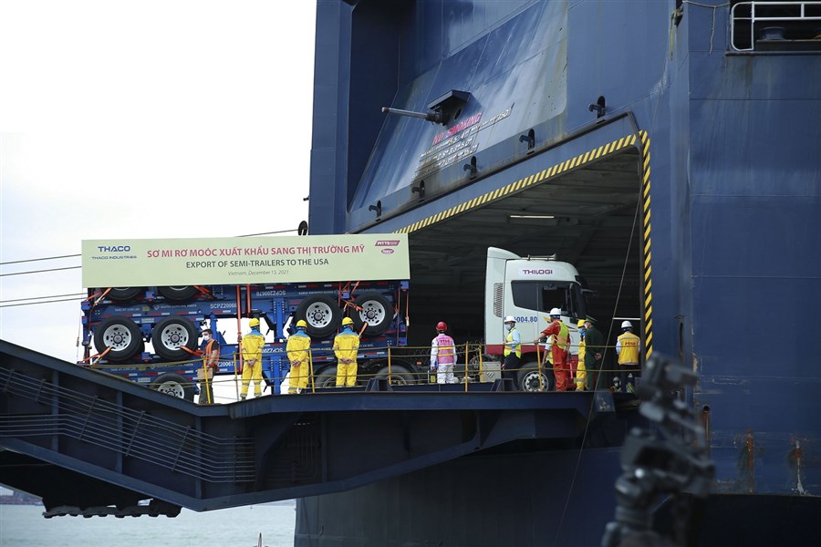 THACO hợp tác xuất khẩu sơ mi rơ moóc sang Hoa Kỳ: Dấu son của công nghiệp cơ khí Việt Nam