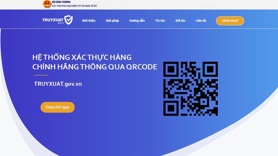 Xác thực thông qua QRCode - Giải pháp chống giả tuyệt đối cho Hàng chính hãng trong thương mại điện tử