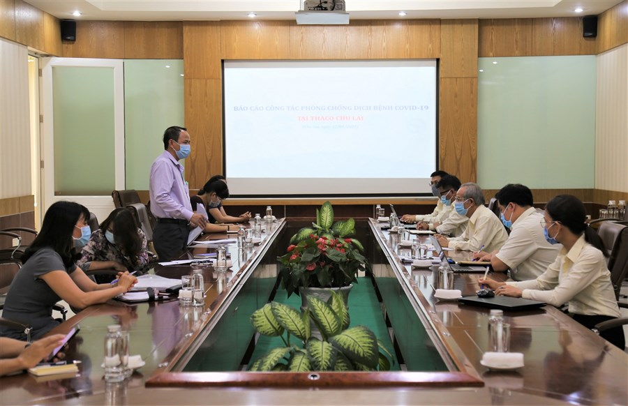 Tăng cường phòng chống dịch Covid-19 tại KCN THACO Chu Lai