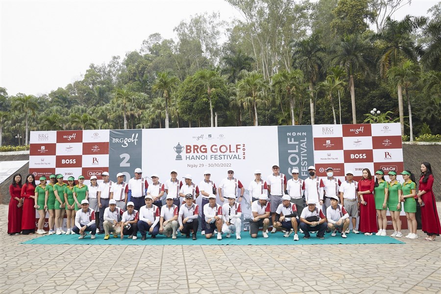 Tưng bừng khai mạc giải gôn thường niên 2022 BRG Golf HaNoi Festival