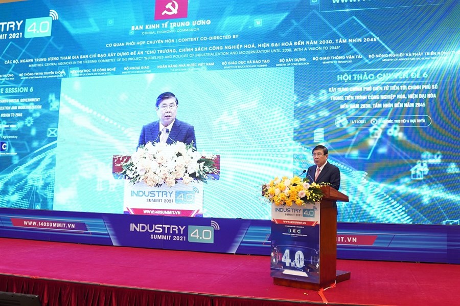 gày 6/12 sẽ diễn ra Phiên toàn thể cấp cao của sự kiện "Diễn đàn cấp cao và Triển lãm quốc tế lần thứ ba về Công nghiệp 4.0 – Industry 4.0 Summit