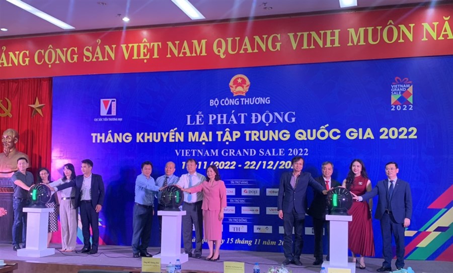 Phát động “Tháng khuyến mại tập trung quốc gia 2022 - Vietnam Grand Sale 2022”