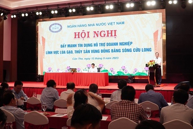 Đẩy mạnh tín dụng hỗ trợ doanh nghiệp lĩnh vực thủy sản, lúa gạo vùng Đồng bằng Sông Cửu Long