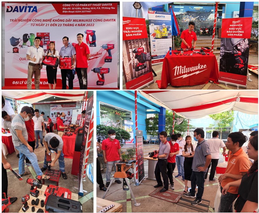 DAVITA (Máy pin Milwaukee) – Mang sự tiện lợi và chất lượng đến từng gia đình và công trình