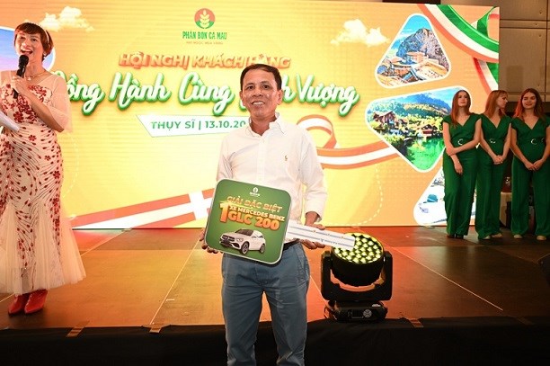 Hàng trăm giải thưởng lớn dành cho khách hàng của Phân bón Cà Mau đã được công bố