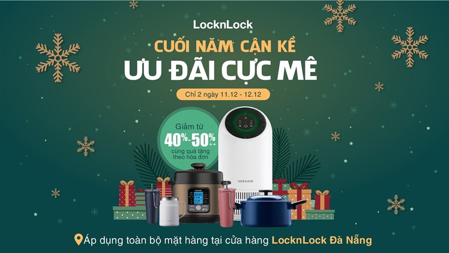 Đại tiệc mua sắm – siêu sale Lock&Lock Đà Nẵng