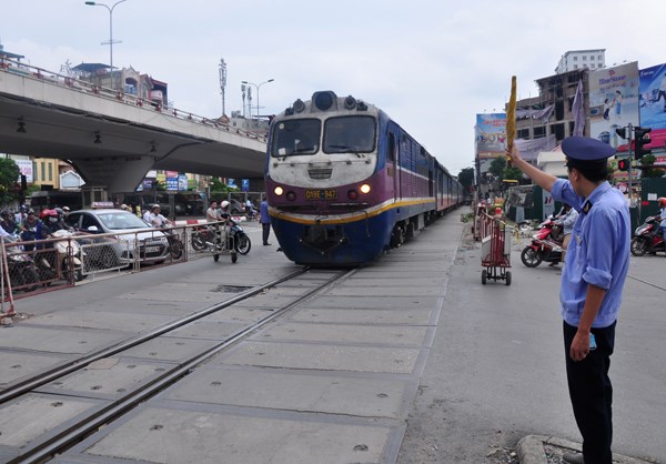 Chưa phân cấp cho UBND cấp tỉnh thực hiện gác chắn đường ngang trong việc quản lý, bảo vệ kết cấu hạ tầng đường sắt