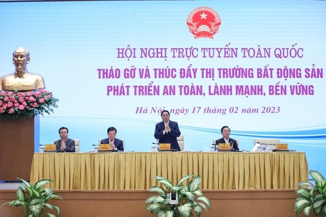 Tháo gỡ và thúc đẩy thị trường bất động sản phát triển an toàn, lành mạnh, bền vững