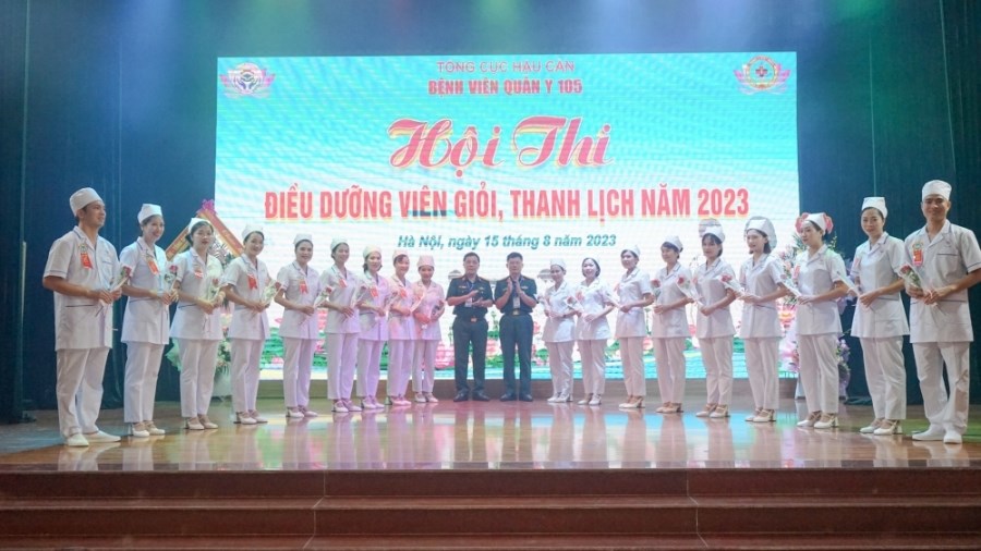 Bệnh viện Quân y 105 tổ chức thành công hội thi điều dưỡng viên giỏi năm 2023