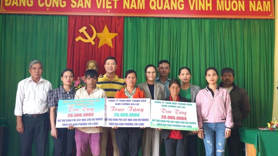 Nam Cường Gia Lai: Một năm vượt khó, tích cực tham gia công tác an sinh xã hội