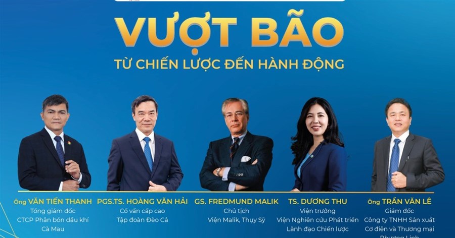 Sắp diễn ra hội thảo “Vượt bão: Từ chiến lược đến hành động”