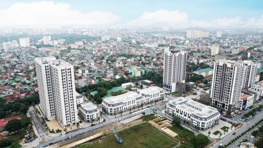 Nhà phố thương mại vùng lõi TP. Vinh “hút” loạt thương hiệu cao cấp