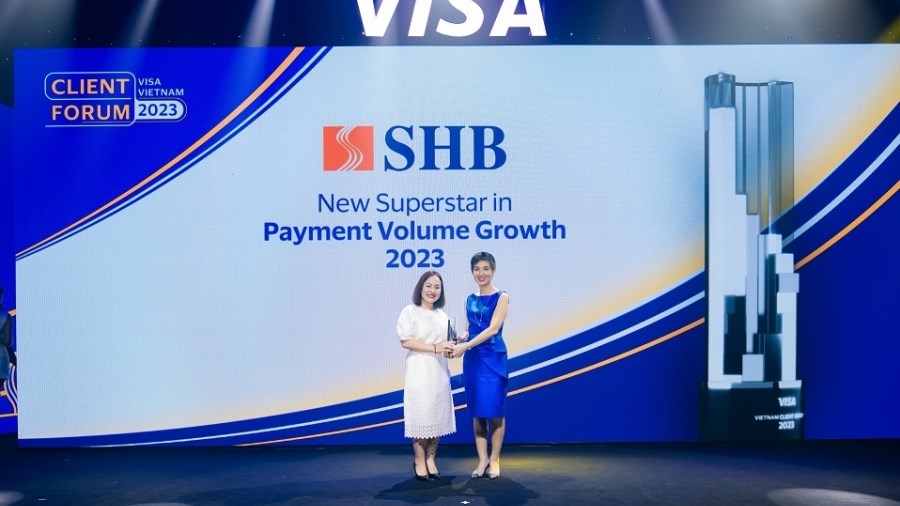 VISA vinh danh SHB là "Ngôi sao tăng trưởng thẻ năm 2023"