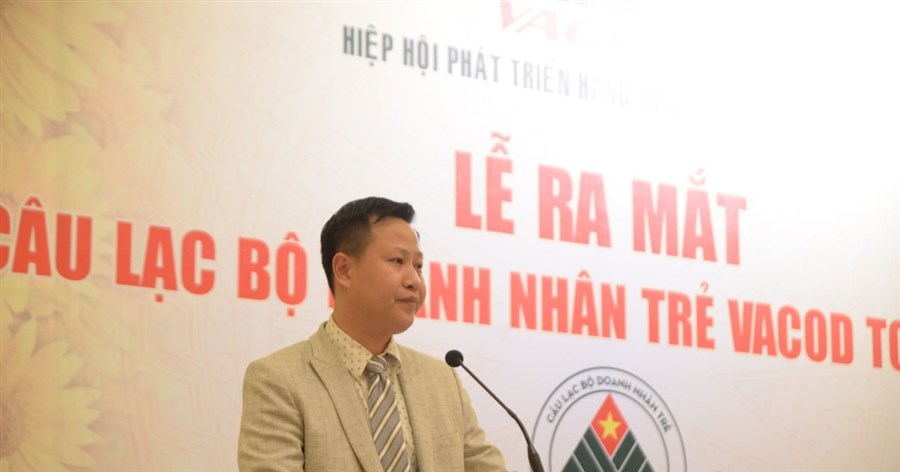 Chủ tịch CLB Doanh nhân trẻ VACOD toàn quốc Nguyễn Phạm Tùng: Khởi nghiệp, đổi mới và phát triển