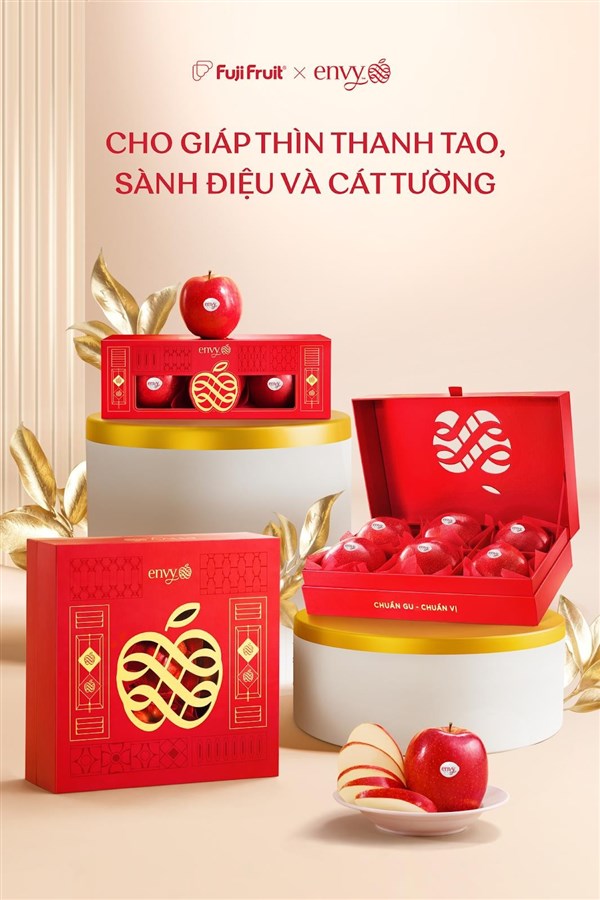 Mừng Tết Giáp Thìn 2024, Fuji Fruit kết hợp Envy™ triển khai chương trình “Du Xuân Cùng Envy”