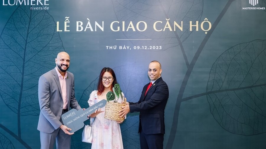 Masterise Homes chính thức bàn giao LUMIÈRE riverside, dự án thứ 4 trong năm 2023