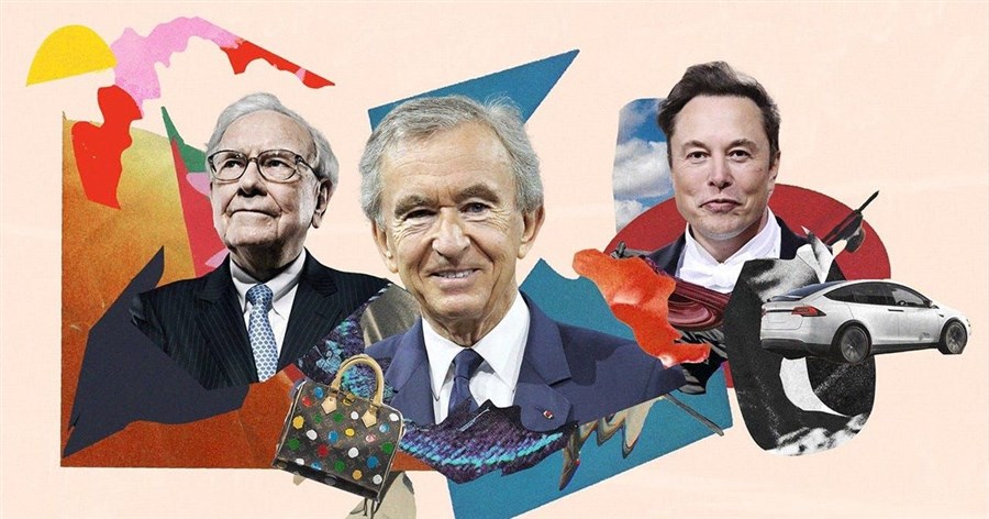 Forbes công bố Danh sách tỷ phú thế giới 2023: Gần 2.000 tỷ USD nằm trong tay 20 người