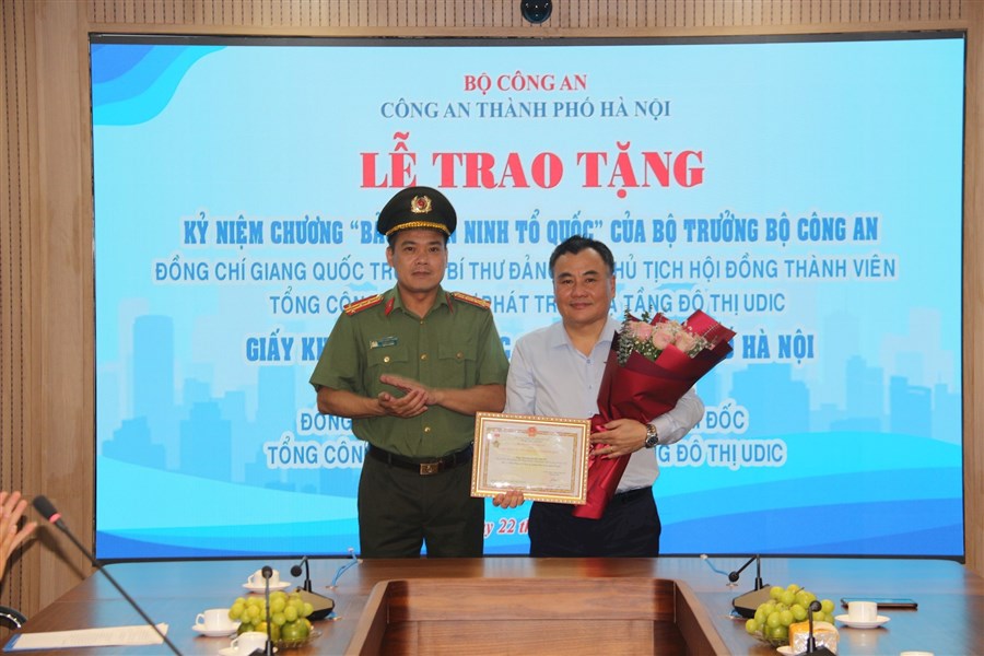 Tổng công ty UDIC - doanh nghiệp đạt tiêu chuẩn “An toàn an ninh trật tự”