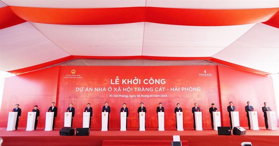 Hải Phòng khởi công dự án nhà ở xã hội Happy Home Tràng Cát có hơn 4.000 căn