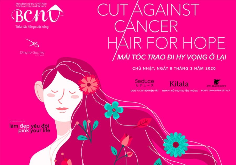 BCNV tổ chức chương trình cắt tóc miễn phí cho bệnh nhân ung thư vú