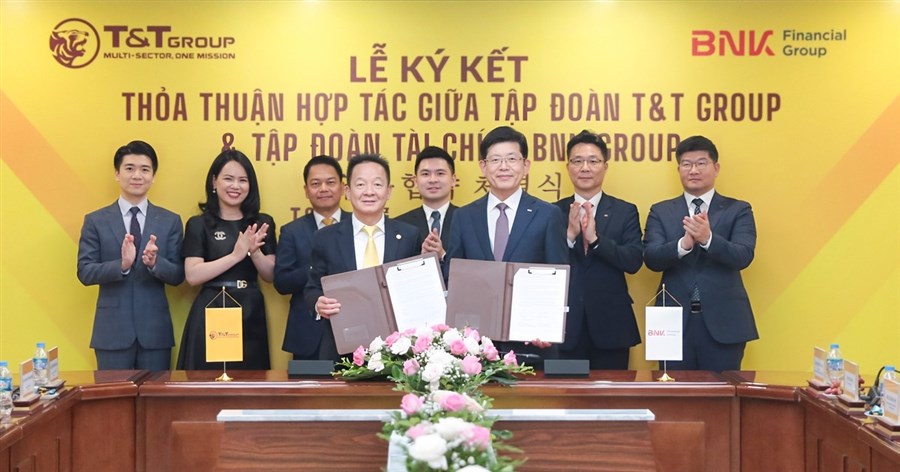 T&T Group hợp tác với BNK - tập đoàn tài chính hàng đầu Hàn Quốc