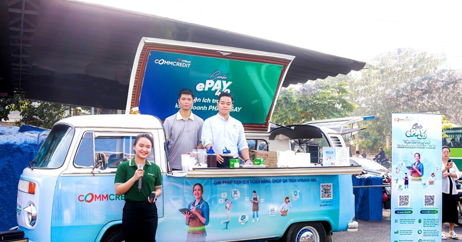 Nhân rộng thanh toán không tiền mặt cùng hoạt động hỗ trợ tiểu thương của VPBank