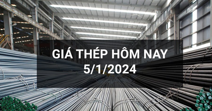 Giá thép ngày 5/1: Nội địa ổn định giá, sàn giao dịch Thượng Hải quay đầu giảm