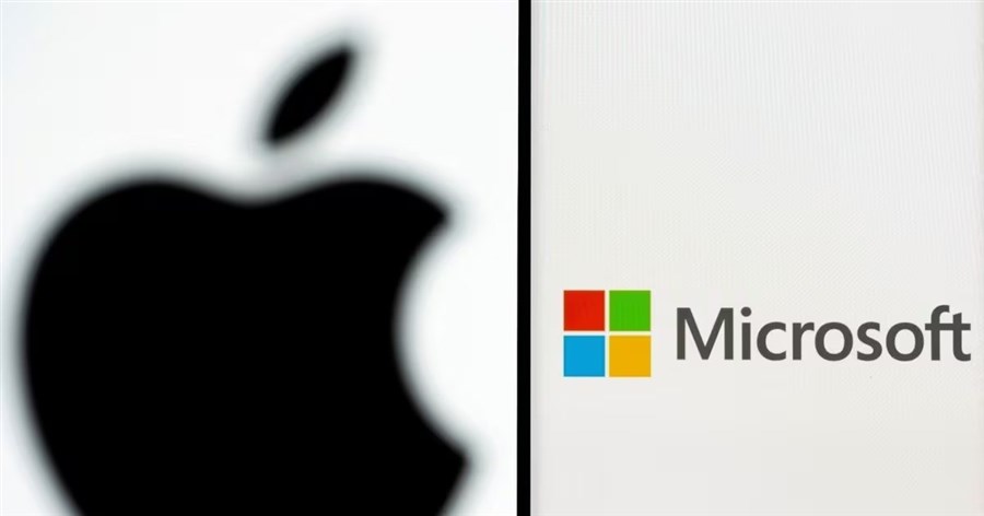 Microsoft thách thức danh hiệu công ty giá trị nhất thế giới của Apple