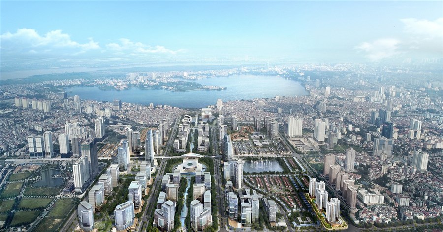 Toàn cảnh khu đô thị Starlake Tây Hồ Tây nơi doanh nghiệp nước ngoài tập trung thành lập “chợ”