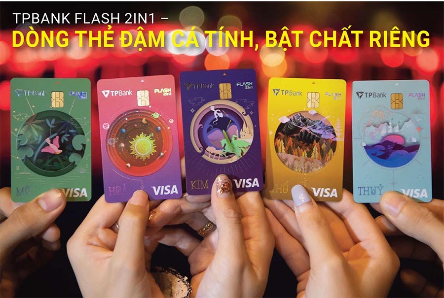 TPBank Flash 2in1 – Dòng thẻ đậm cá tính, bật chất riêng