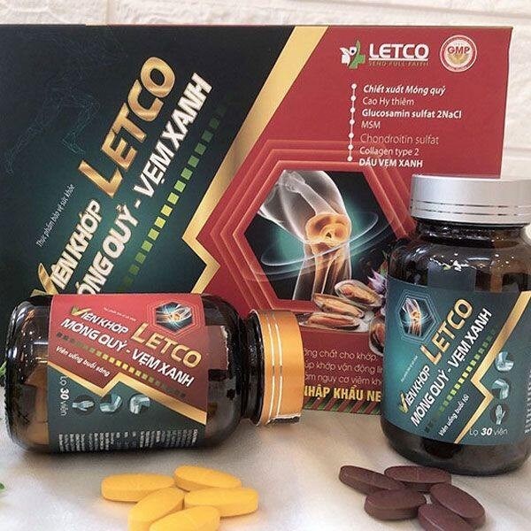 Tạm dừng lưu thông hàng hóa Viên khớp LETCO Móng Quỷ - Vẹm xanh