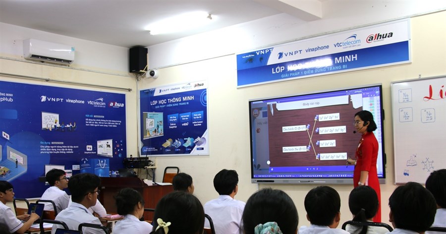 Lớp học thông minh: Giải pháp chuyển đổi số phục vụ ngành giáo dục do VNPT cung cấp