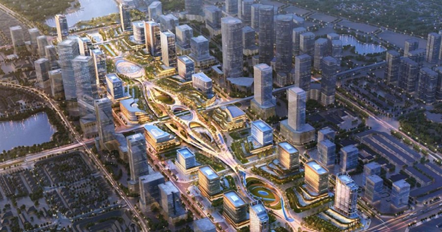 Toàn cảnh hai khu đất xây dựng trụ sở 36 bộ, ngành Trung ương tại Tây Hồ Tây