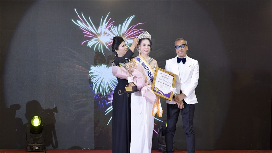 Doanh nhân Nguyễn Thanh Hằng đạt ngôi vị cao nhất cuộc thi Hoa hậu Sắc đẹp Hoàn vũ qua ảnh