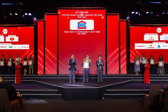 Tập đoàn DIC vào Top 500 Doanh nghiệp lớn nhất Việt Nam
