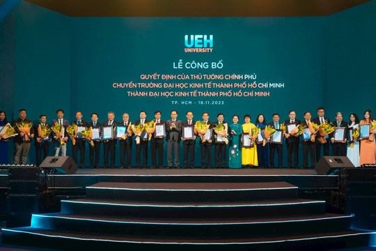 “Trường Đại học Kinh tế TP.HCM” chính thức chuyển thành “Đại học Kinh tế TP.HCM”