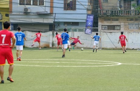 Tổng hợp loạt trận đầu tiên giải bóng đá "Báo chí đồng hành cùng doanh nghiệp"