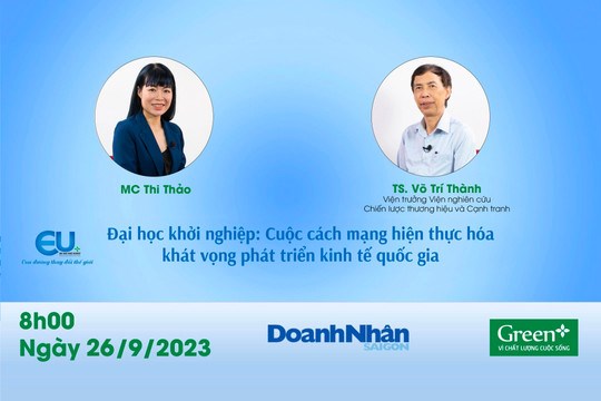 Đại học khởi nghiệp: Cuộc cách mạng hiện thực hóa khát vọng phát triển kinh tế quốc gia