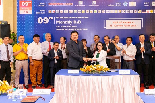 Nhiều doanh nghiệp ký kết hợp tác tại 9th Monthly B2B lần 9