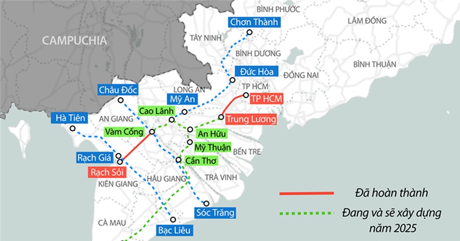 Phê duyệt hơn 6.200 tỷ đồng làm cao tốc Mỹ An - Cao Lãnh giai đoạn 1