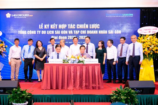 ạp chí Doanh Nhân Sài Gòn và Saigontourist Group hợp tác chiến lược, thúc đẩy sự phát triển kinh tế 