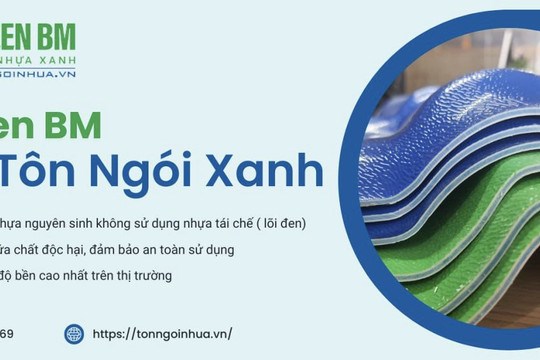 Vật Liệu Xanh: Tiên phong trong sản xuất sản phẩm tôn ngói nhựa