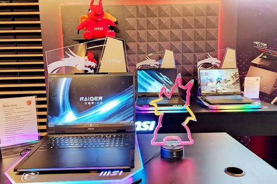 MSI ra mắt loạt laptop hỗ trợ AI